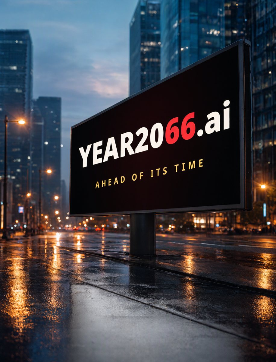 Your wordmark on a billboard, from one reference image