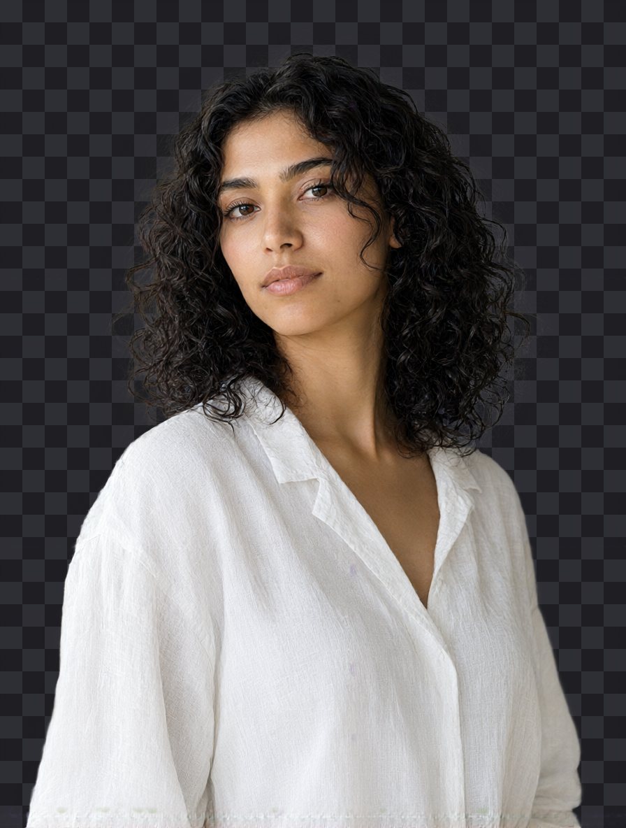 Cut-out of a reference photo, alpha channel included